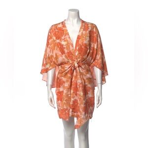 Significant Other ✨NWT✨ Lola Draped Minidress, Size 4 in Poppy